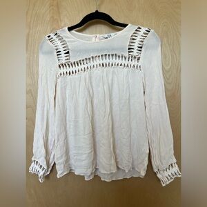 Elegant Cream Women's Top